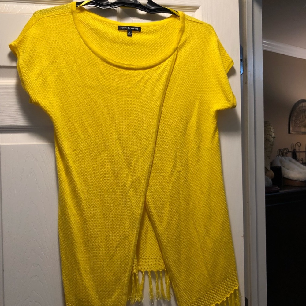 Yellow sweater